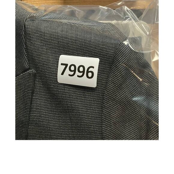 H&M Womens Size 6 One Button Blazer Black Tweed - Picture 6 of 6